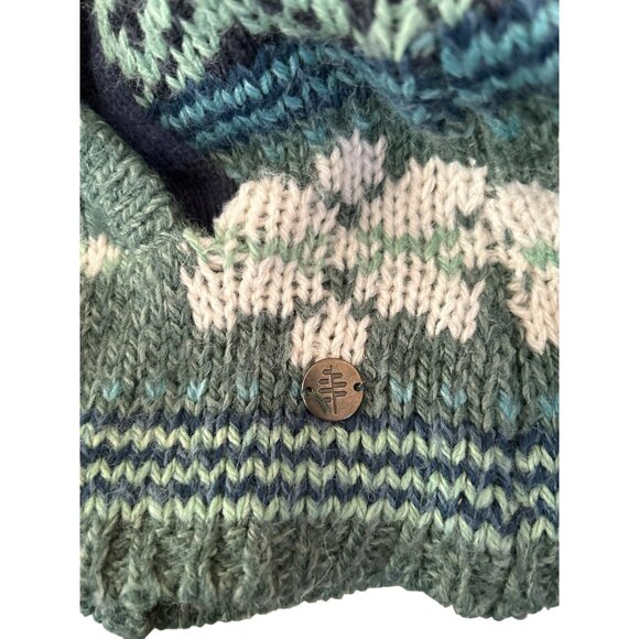 Vintage Royal Robbins Alpaca Blend Winter Nordic Button-Up Cardigan Medium - Picture 7 of 7